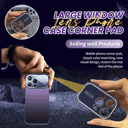 Large Window Lens Phone Case Corner Pad