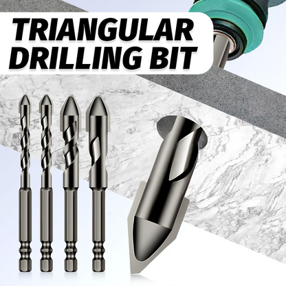 High-Strength Eccentric Twist Drill Bit