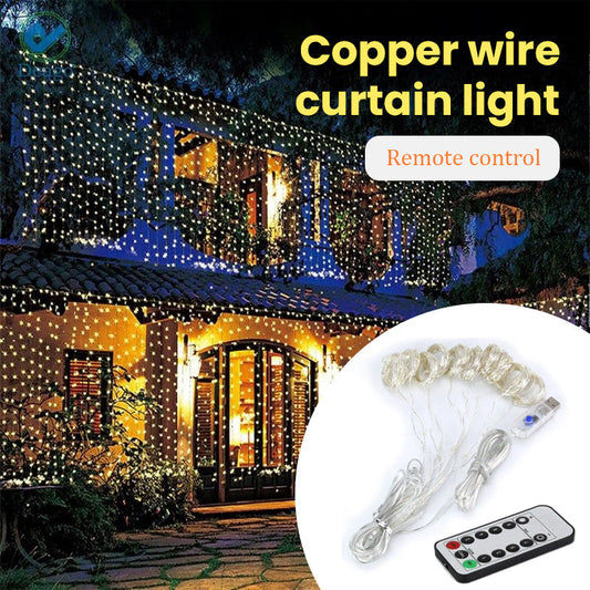 🔥 Christmas Pre-sale - 49% off🎄Led curtain light string