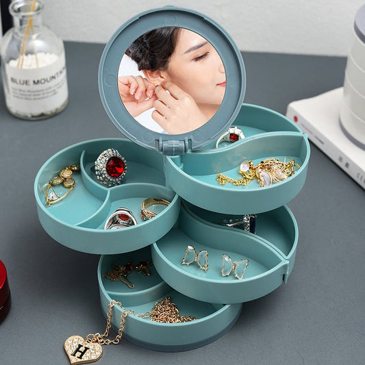 🔥Last day 49% OFF 🔥4 Layers Rotatable Jewelry Storage Box