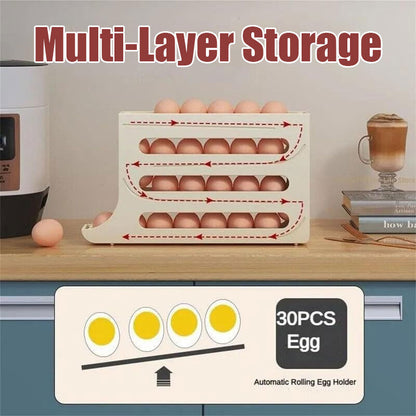 🥚4-Tier Tilted Design Egg Storage Rack