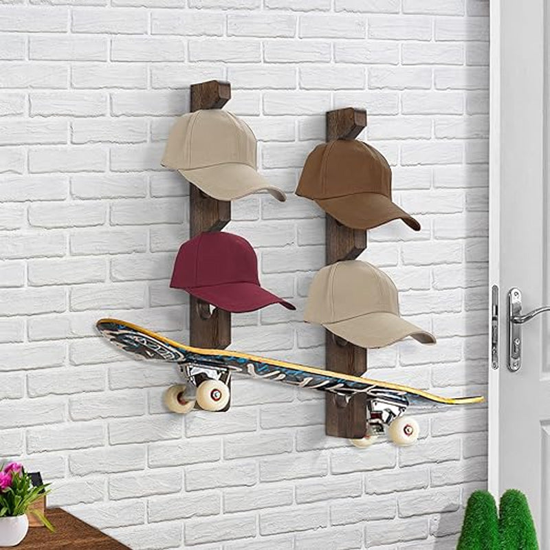 🔥Last day 49% OFF 🔥Wooden Baseball Cap Vertical Hat Stand