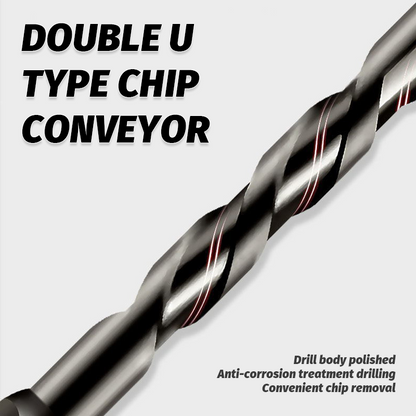 High-Strength Eccentric Twist Drill Bit