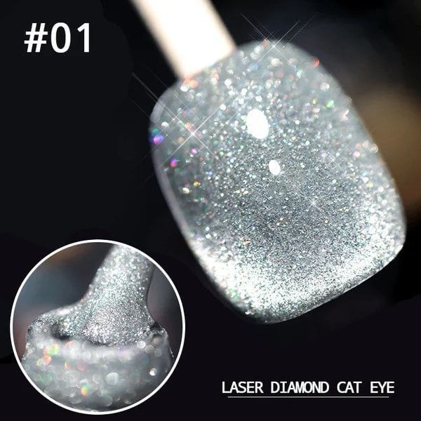 💎Laser Diamond Cat Eye Nail Polish🔥