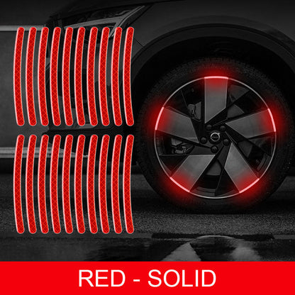 Reflective Car Wheel Rim Stickers