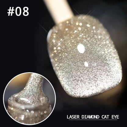 💎Laser Diamond Cat Eye Nail Polish🔥