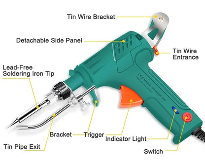 Multi-function soldering iron soldering gun set