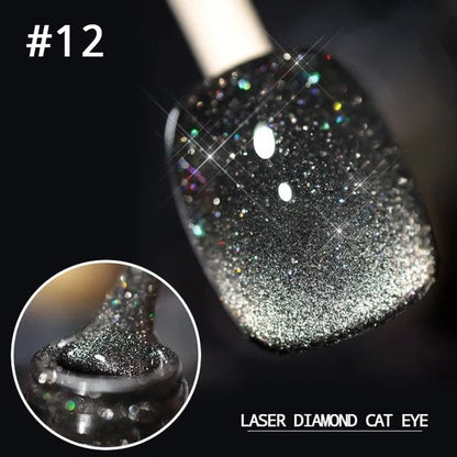 💎Laser Diamond Cat Eye Nail Polish🔥