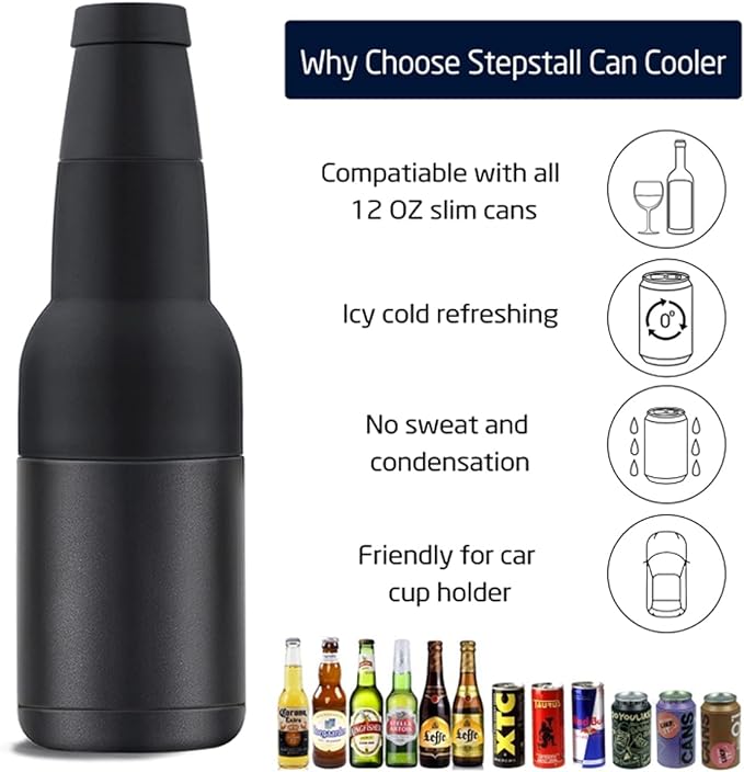 🌟Beer bottle and can cooler with beer opener