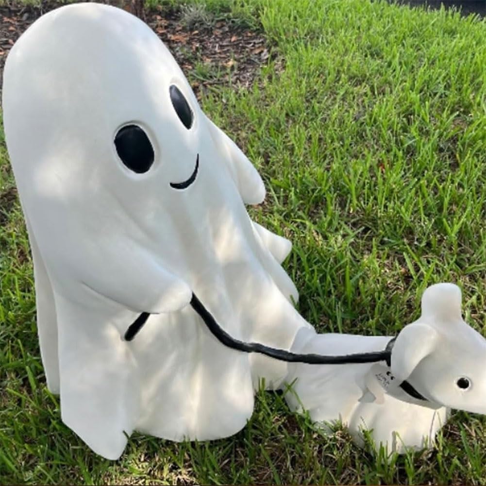 ✨2024 Ghost Walking Dog Statue 👻🔥