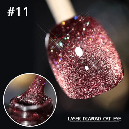 💎Laser Diamond Cat Eye Nail Polish🔥