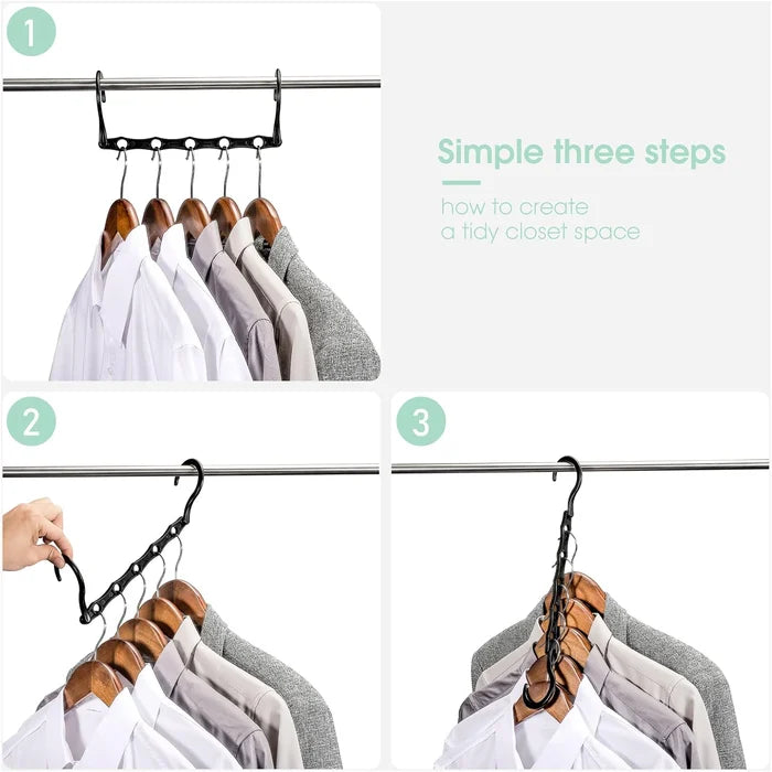 Portable Foldable Rotating Clothes Hanger