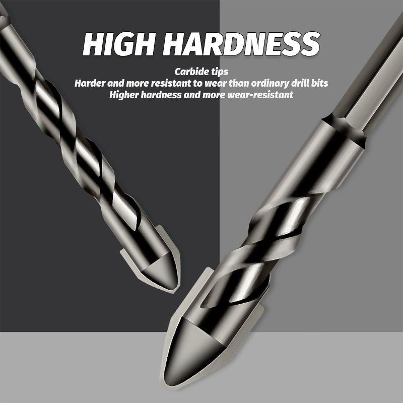 High-Strength Eccentric Twist Drill Bit