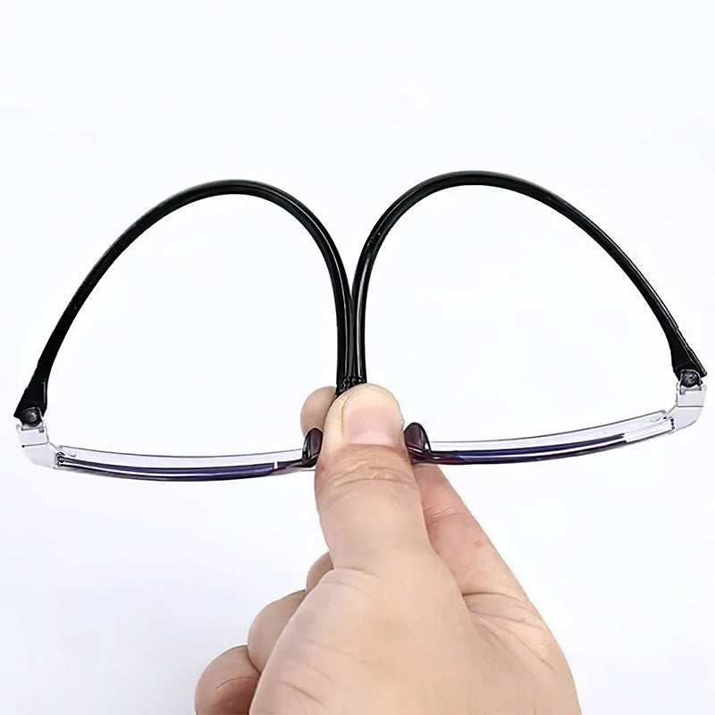 2024 New Sapphire high hardness anti blue light intelligent dual focus reading glasses