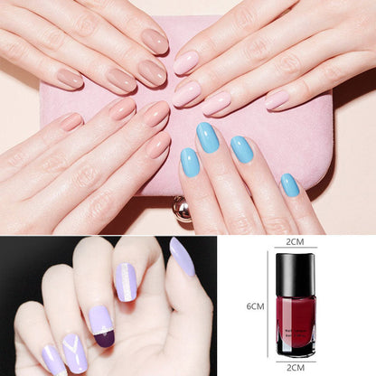 Removable, No-bake, Quick-drying, Long-lasting nail polish