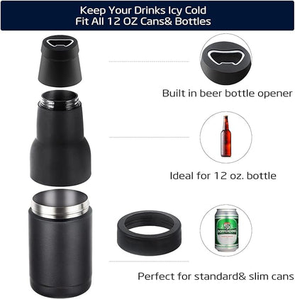 🌟Beer bottle and can cooler with beer opener