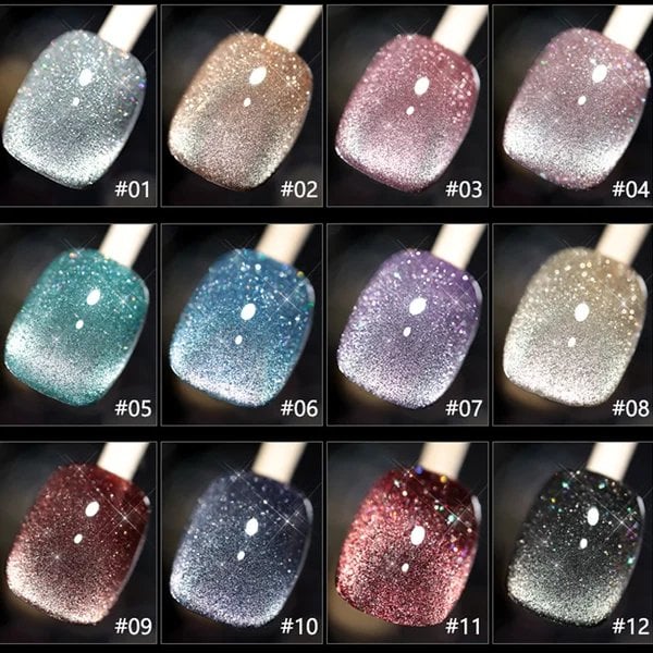 💎Laser Diamond Cat Eye Nail Polish🔥