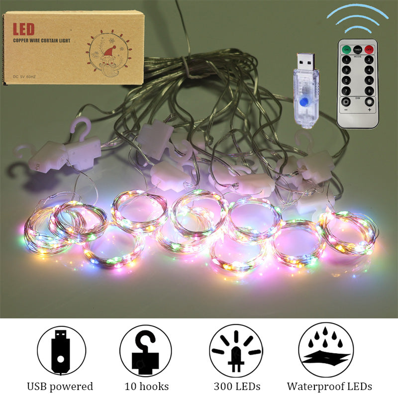 🔥 Christmas Pre-sale - 49% off🎄Led curtain light string