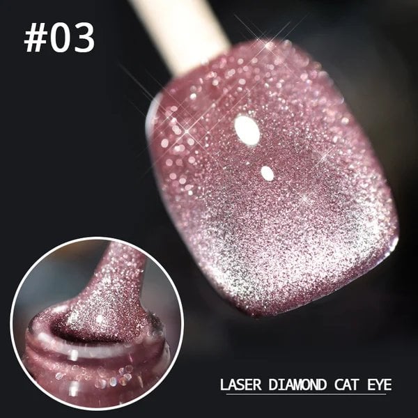 💎Laser Diamond Cat Eye Nail Polish🔥