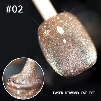 💎Laser Diamond Cat Eye Nail Polish🔥